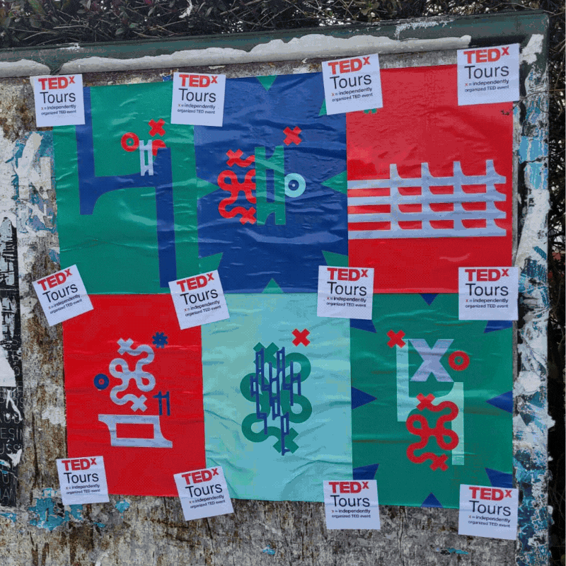 TEDxTours - Campagne affichage public à Tours